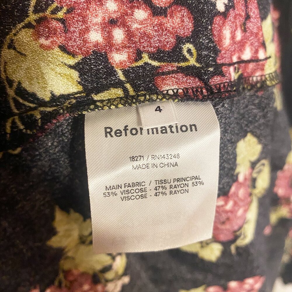 Reformation Grape Print Crimini Slip Dress - Picture 5 of 6